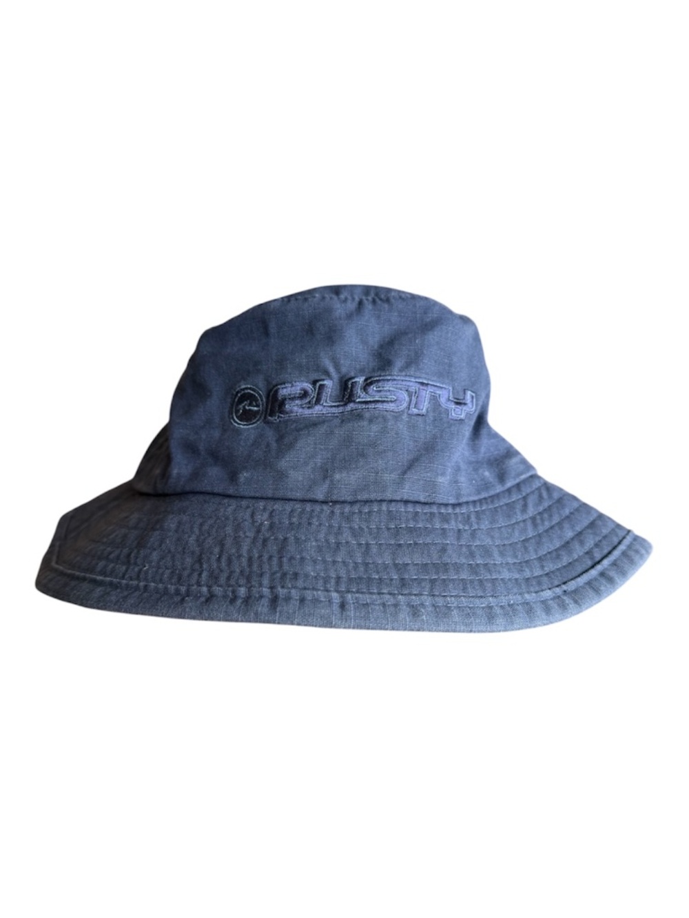 Vintage Rusty Surf Co. Miss Me Blue Bucket Hat 100% Cotton - S/M